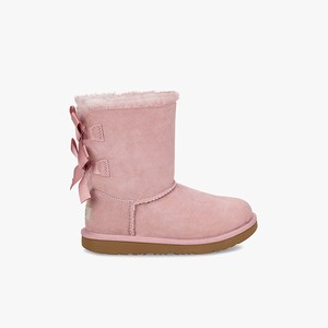 Ugg Bailey Bow II Kids Classic Boots Pink (9827AKOJX)